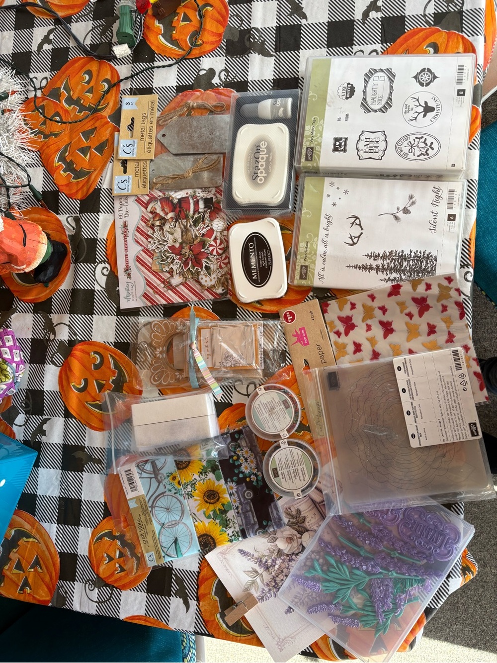 Stampin' Up! Craft Supplies Bundle with Orange Accents